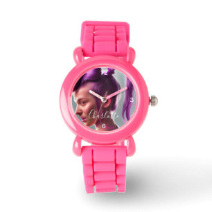 Montre Enfants Parties scintillant rose bracelet mignonne
