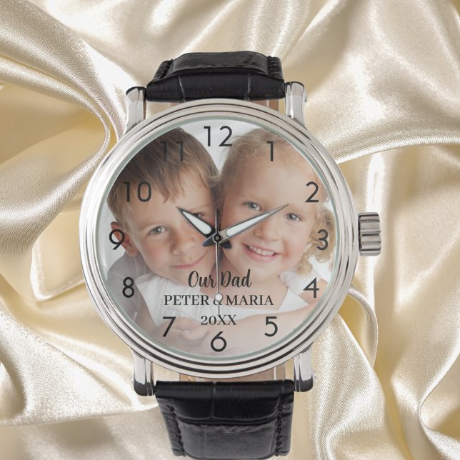 Montre Enfants personnalisés nom année papa (Créateur téléchargé)