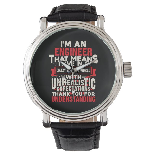 Montre Engineer I Am An Engineer (devant)