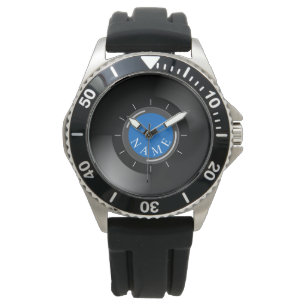Montre ENREGISTREMENT VINYL   avec monogramme ou texte