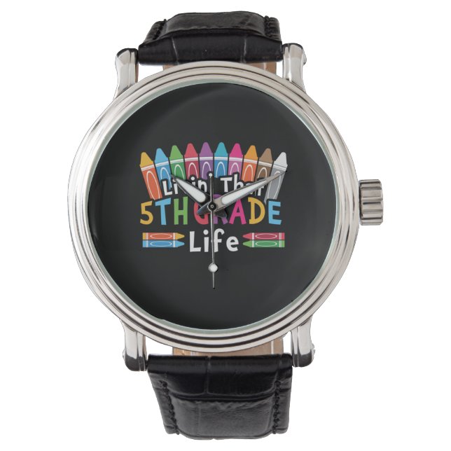 Montre Enseignant de 5e année qui vit en 5e année (devant)