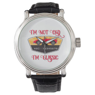 Montre Enthousiaste Auto vintage Timepiece Cadeau