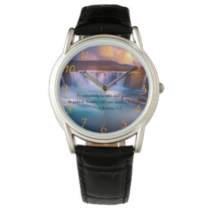 Montre Éphésiens 4:2 Prière de foi chrétienne