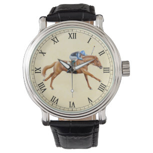Montre équestre de cheval d'emballage de pur sang