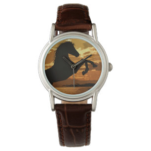 Montre équestre du Cheval du Coucher du soleil