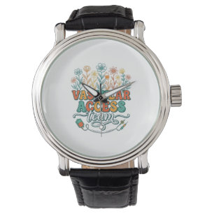 Montre Équipe d'accès vasculaire Floral Conception de che