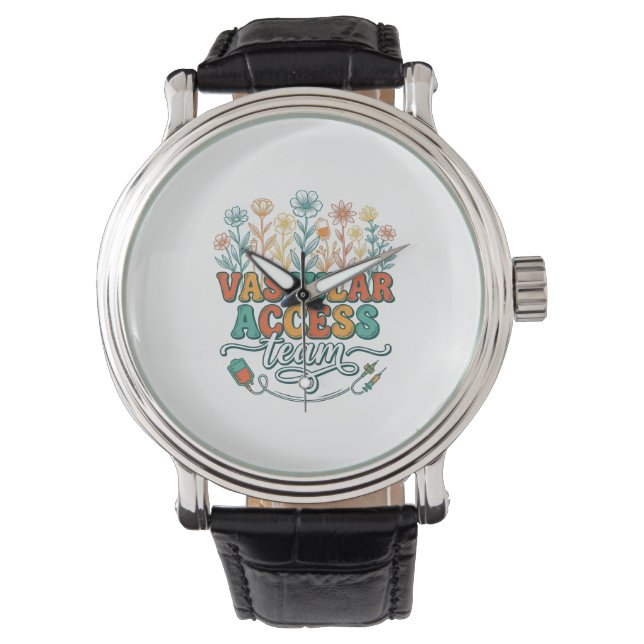 Montre Équipe d'accès vasculaire Floral Conception de che (devant)