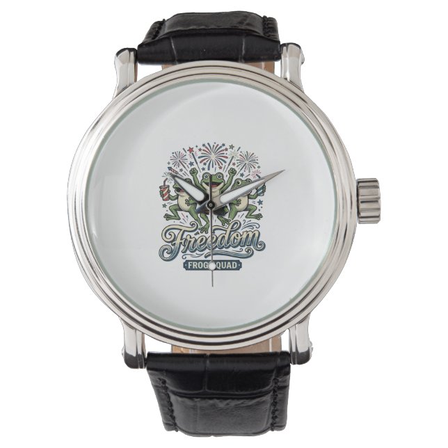 Montre Équipe de grenouille de liberté Conception de chem (devant)
