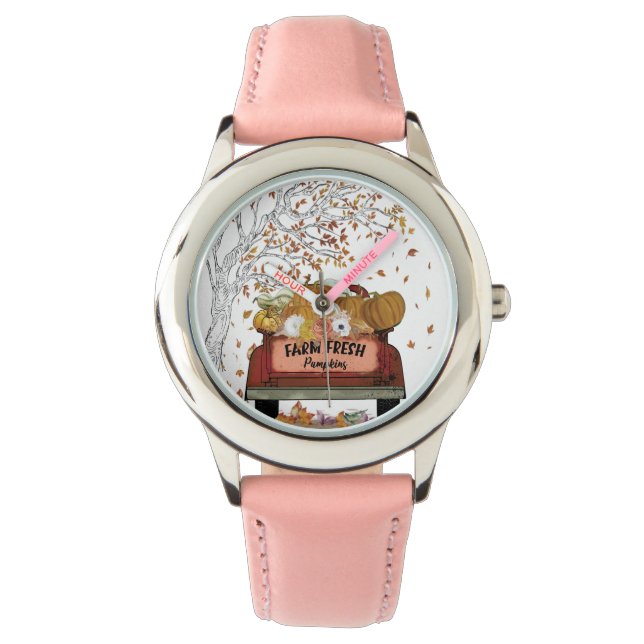 Montre Équipe de prélèvement citrouille (devant)