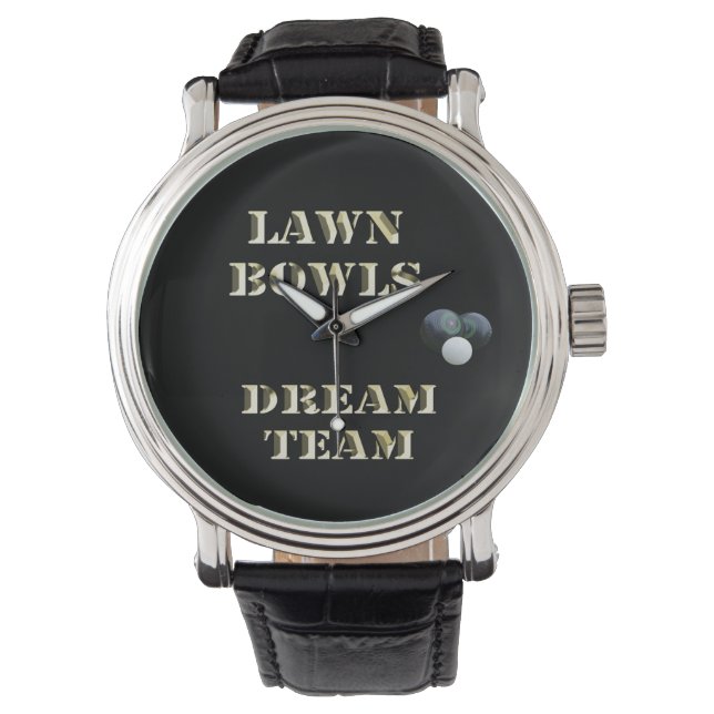 Montre Équipe de rêve de pelouse Bowls, (devant)