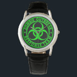 Montre Équipe d'intervention en cas d'éclosion de zombie<br><div class="desc">Équipe d'intervention en cas d'éclosion de zombie Neon Green</div>