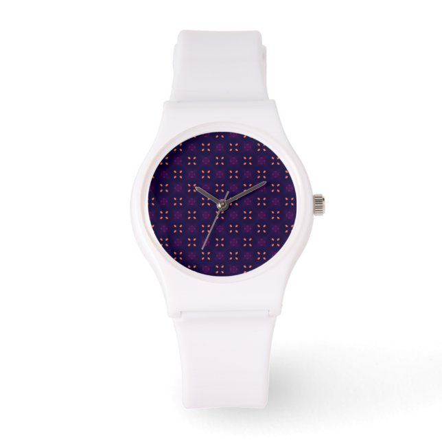 Montre Équipe sportive violette et orange School Spirit (Recto)