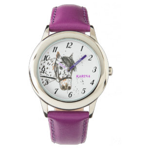 Montre Équitation Dressage Equestre Cheval Purple