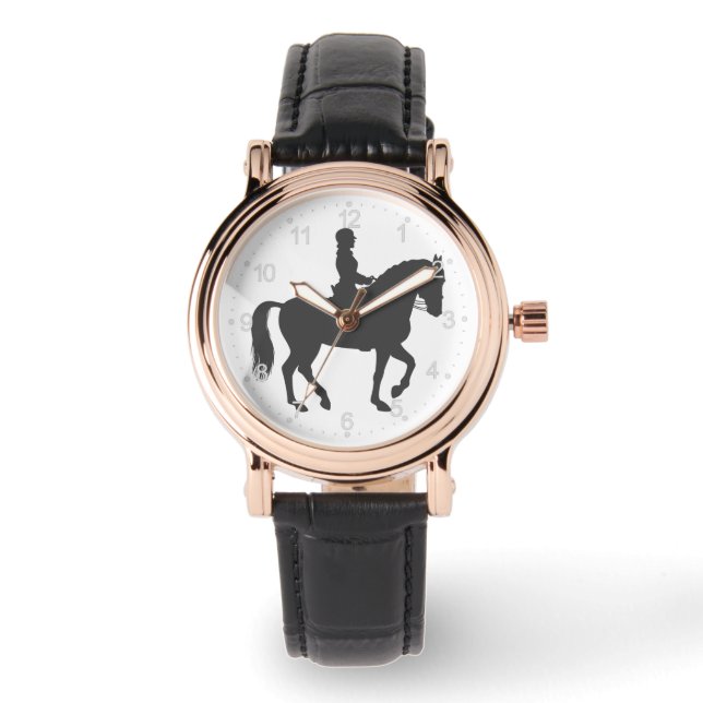 Montre équitation féminine cheval - Choisir la couleur ar (Recto)