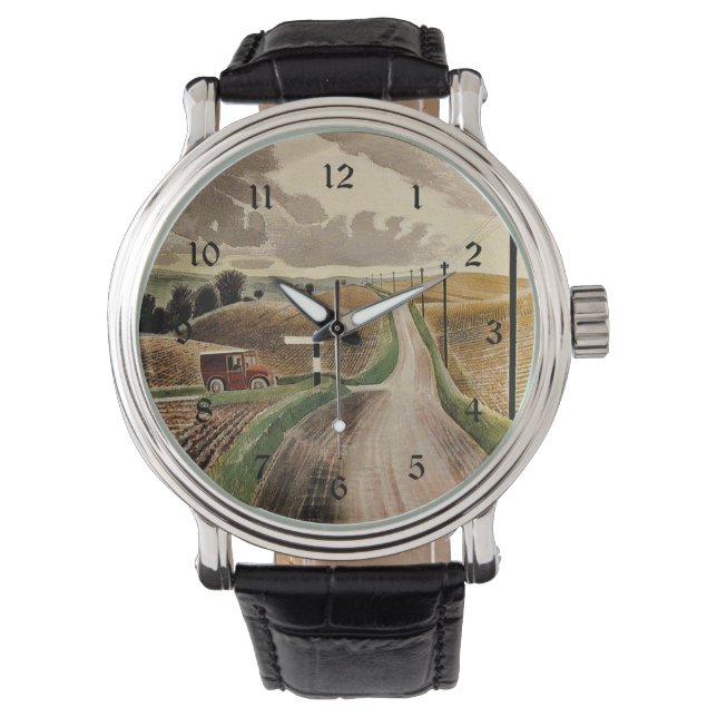 Montre Eric Ravilit, Wiltshire Paysage (devant)