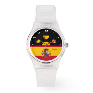Montre Espagnol Drapeau Watch, España, Espagne mode / spo