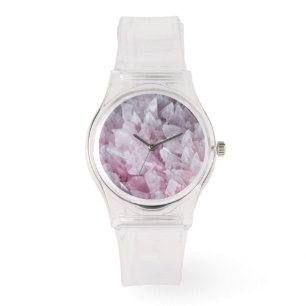 Montre Esprit corps en quartz rose Veille énergétique