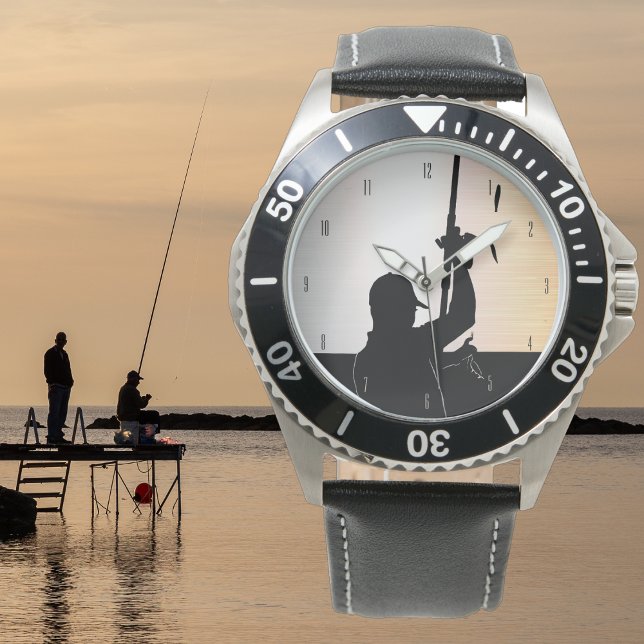 Montre Essence d'une journée de pêche parfaite - avec chi (Créateur téléchargé)