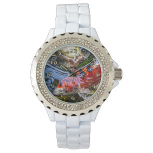 Montre Étang japonais de poissons Koi