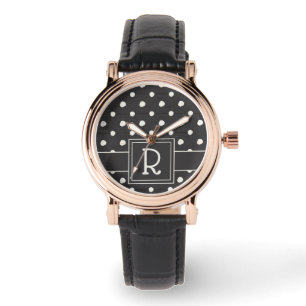 Montre Étape simple une de signes du monogramme  