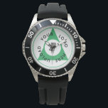 Montre État du logo de l'entreprise sportive<br><div class="desc">Cette montre de logo de petite entreprise, personnalisable, sportive, est l'accessoire parfait pour tous les propriétaires d'entreprise qui souhaitent faire une déclaration. Ce garde-temps élégant et élégant présente un visage audacieux qui peut être customisé avec votre propre logo d'entreprise. Cette montre n'est pas seulement un garde-temps fonctionnel, c'est un outil...</div>
