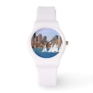 Montre États-Unis, Massachusetts. Skyline du front de mer