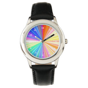 Montre Étincelle de Chakra d'arc-en-ciel