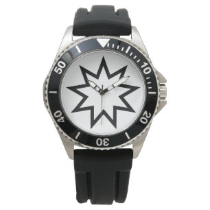 Montre Étoile à neuf points (Symbole de la foi bahaï)