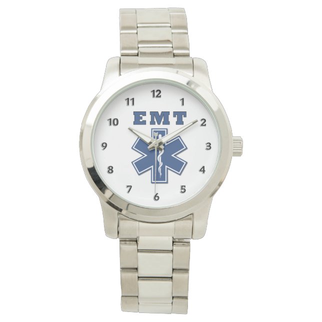 Montre Étoile bleue EMT de la vie (devant)