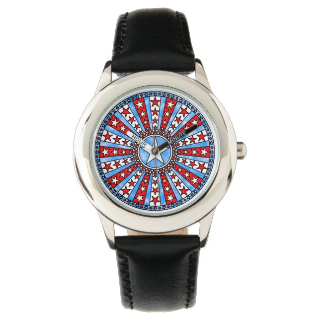 Montre Étoiles et bandes (devant)