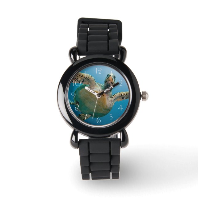Montre Etonnante tortue marine (Recto)