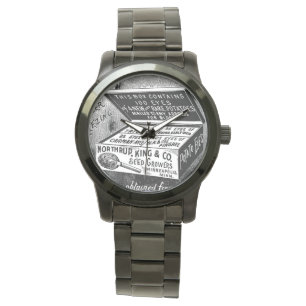 Montre Étrange publicité vintage pour la pomme de terre