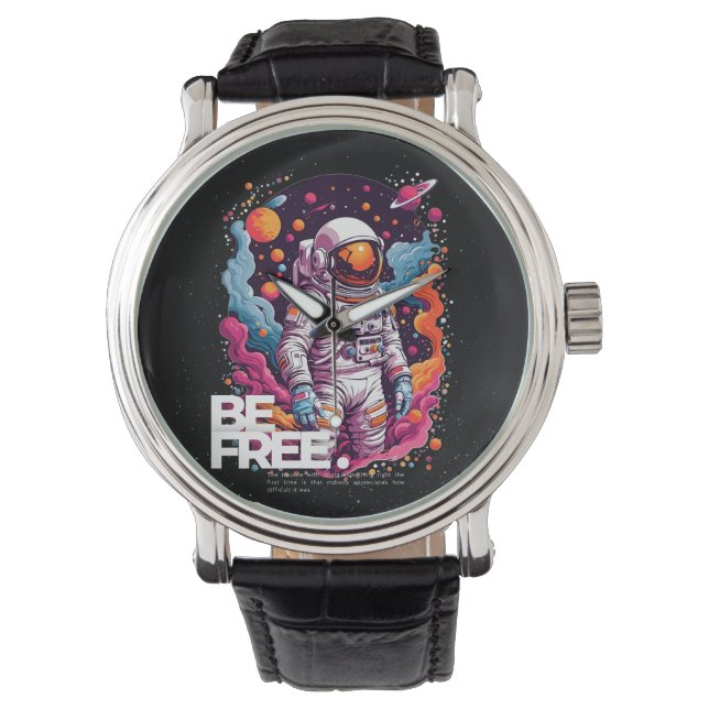 Montre ÊTRE GRATUIT Conception des astronautes (devant)