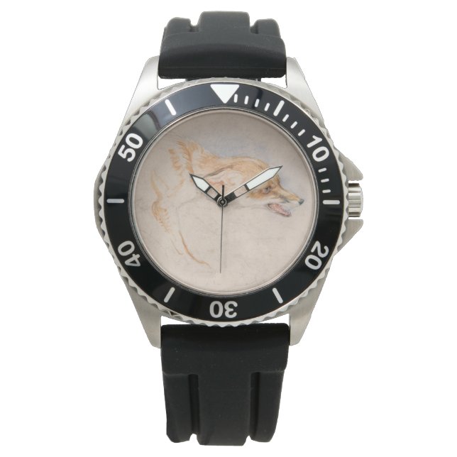 Montre Étude d'un renard croustillant (par John Frederick (devant)