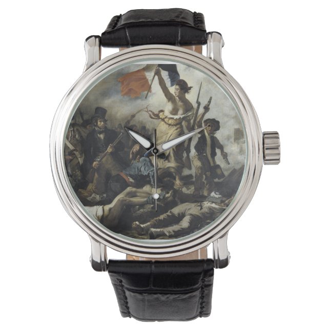 Montre Eugene Delacroix - Liberté à la tête du peuple (devant)