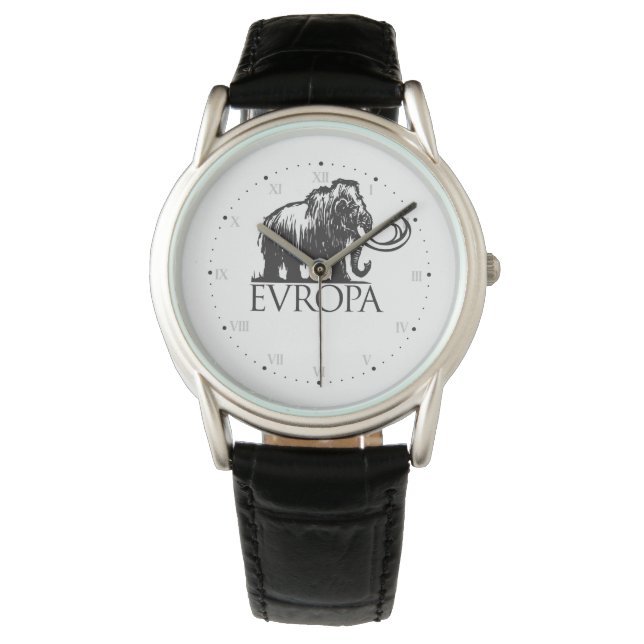 Montre Europa Mammoth Mythologie nordique Viking Pagan (devant)