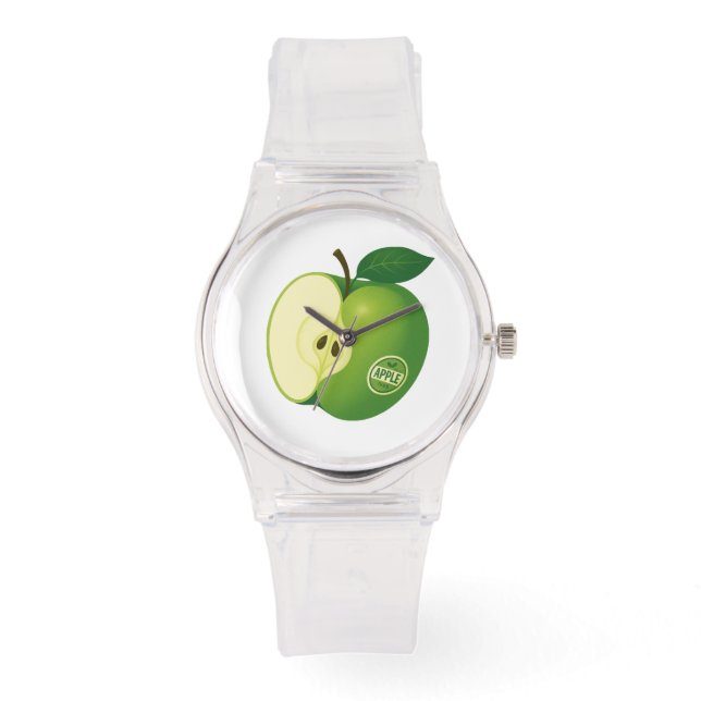 Montre eWatch avec pomme verte (Recto)