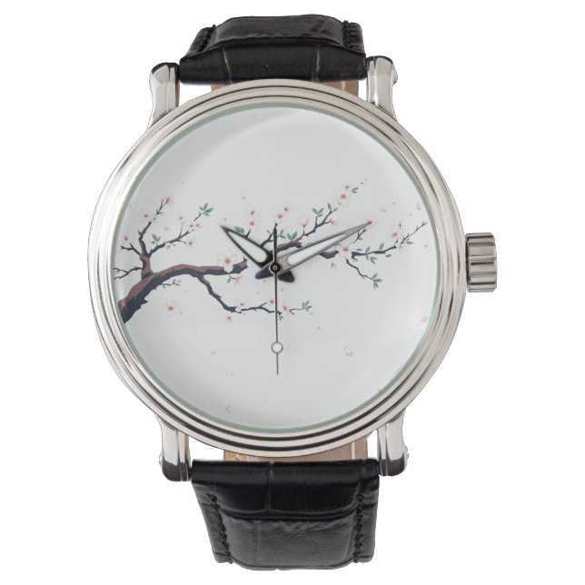 Montre eWatch Branche d'Arbre Japonaise Minimalist (devant)