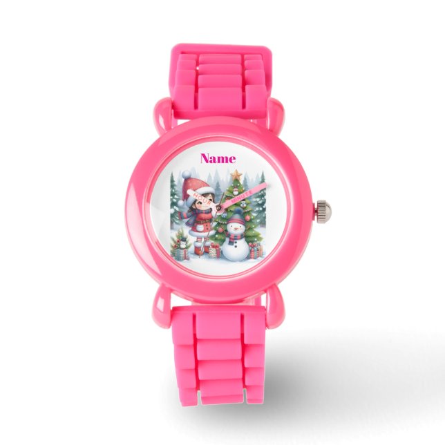 Montre eWatch - Christmas watch personalised for kids (Recto)