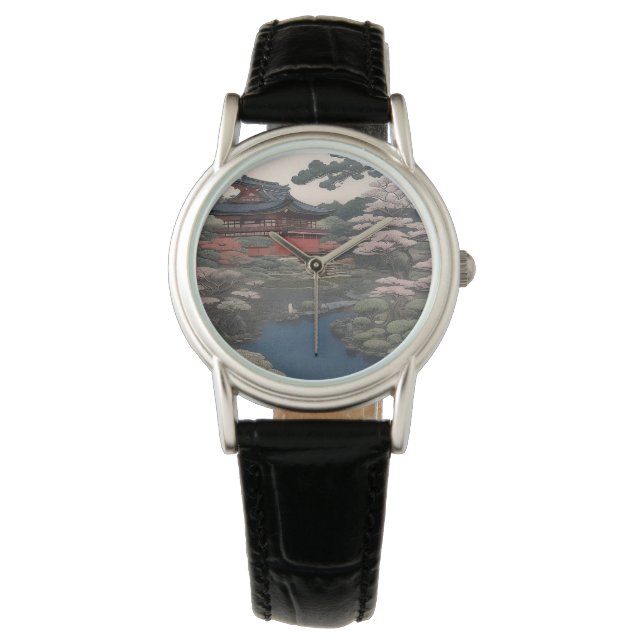 Montre eWatch Factory - Temple on the river - Japan (devant)