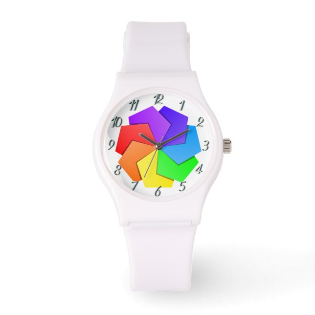 Montre eWatch Femme Sporty Conception Spirale Colo (Recto)