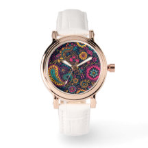Montre eWatch florale paisley moderne