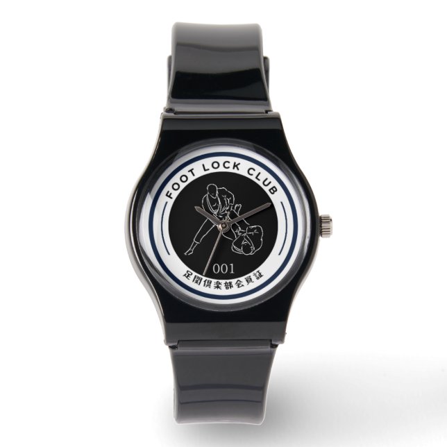 Montre eWatch Foot Lock Club 足 関 倶 部 楽 ォ チ (Recto)