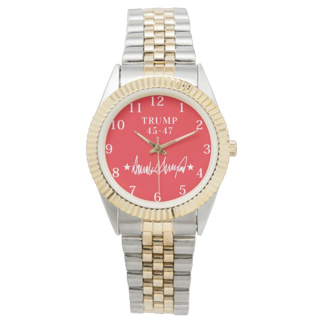 montre eWatch signature Trump 45-47 (devant)