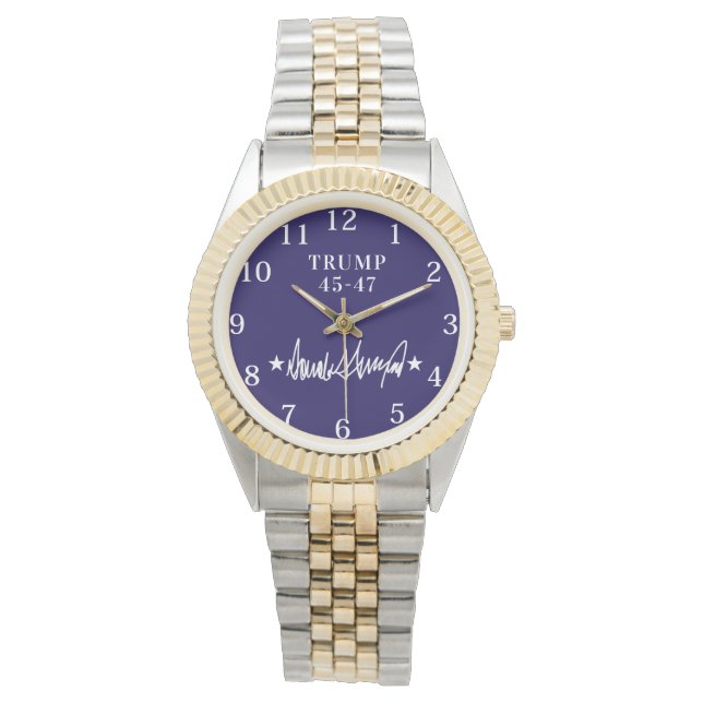 montre eWatch signature Trump 45-47 (devant)