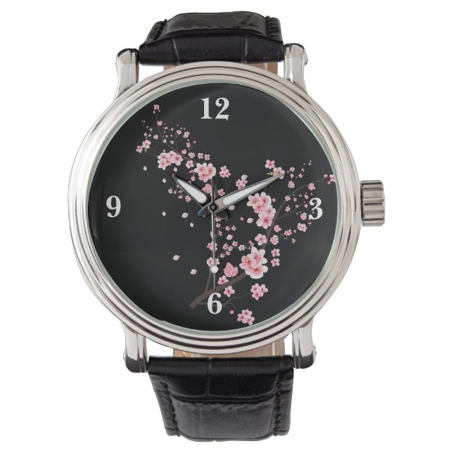 Montre eWatch TEMPS DES FLEURS DE CERISIER (devant)