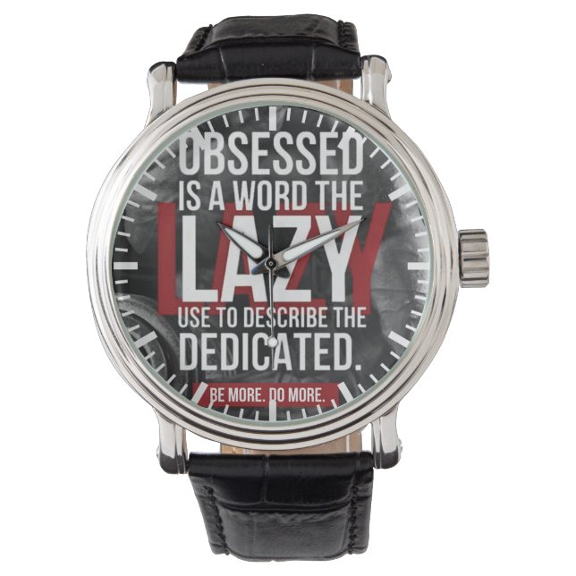 Montre Exercice "Body building" Gym Motivational (devant)