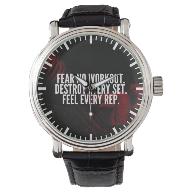 Montre Exercice de musculation Motivation (devant)