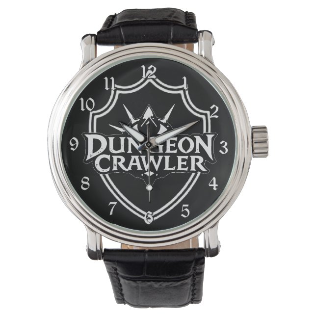 Montre Explorateur de Donjon Noir et Blanc (devant)