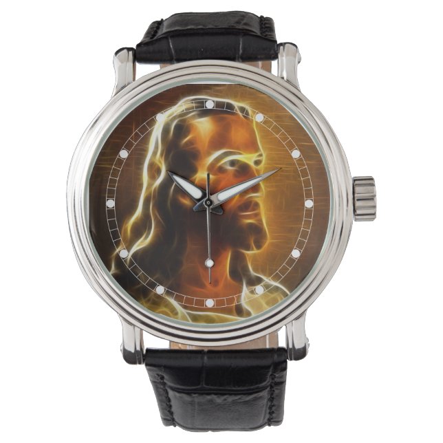 Montre Extraordinaire Jesus Portrait Watch (plusieurs mod (devant)